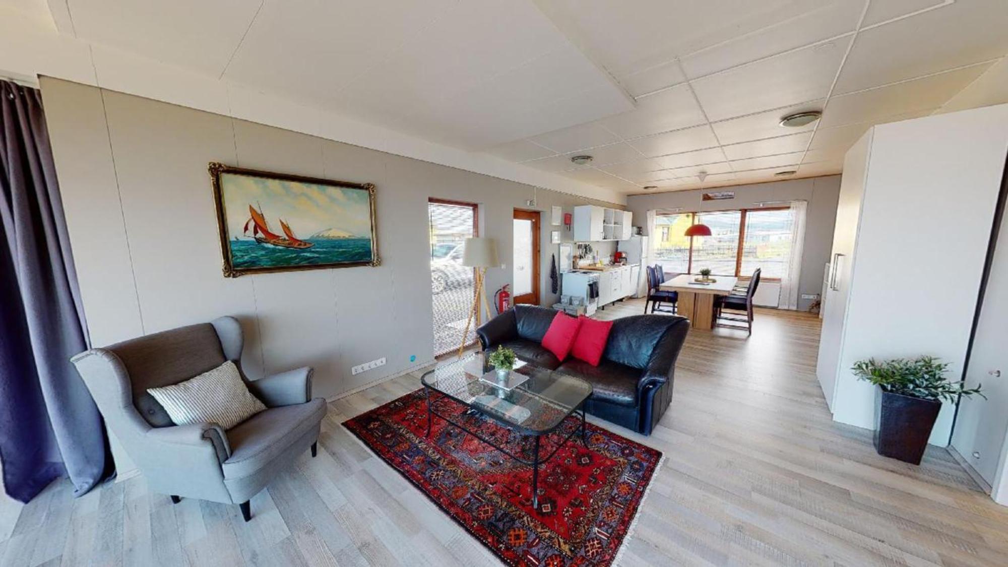 Kleifar: Ocean View Apartment Hellissandur Ngoại thất bức ảnh